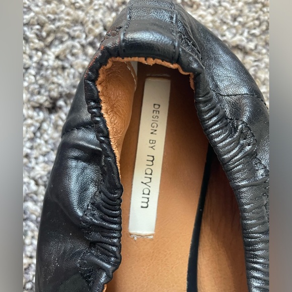 Pêche glove flat vegan leather shoes - Picture 3 of 4